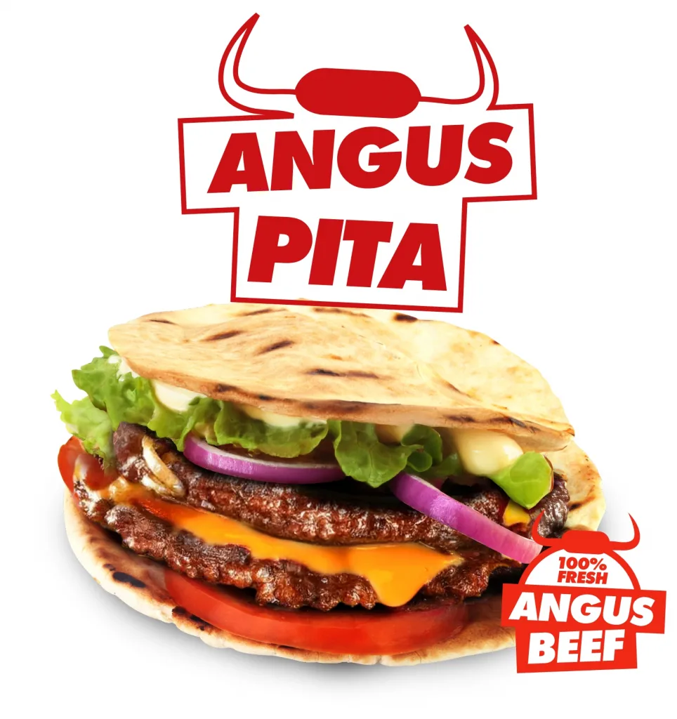 Henny's Angus Pita - 100% Fresh Angus Beef
