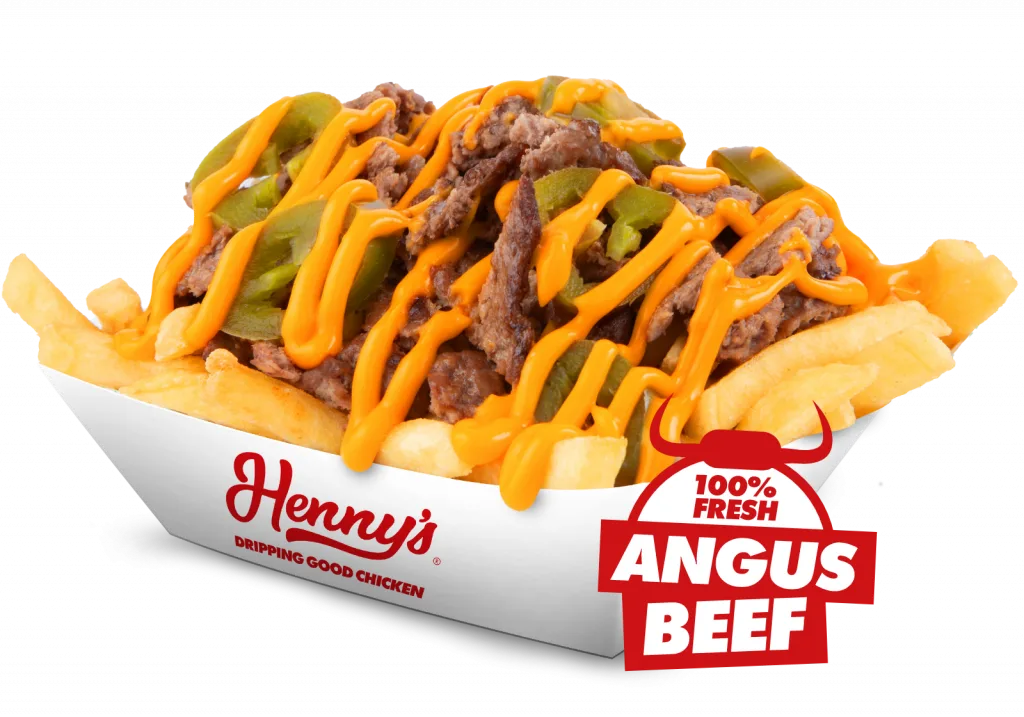 Henny's Beef Loaded Fries - 100% Fresh Angus Beef