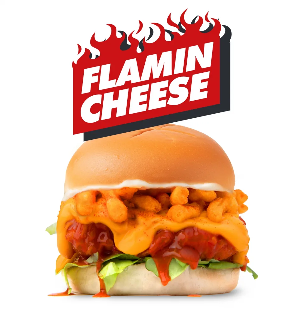 Henny's Flamin' Cheese Burger