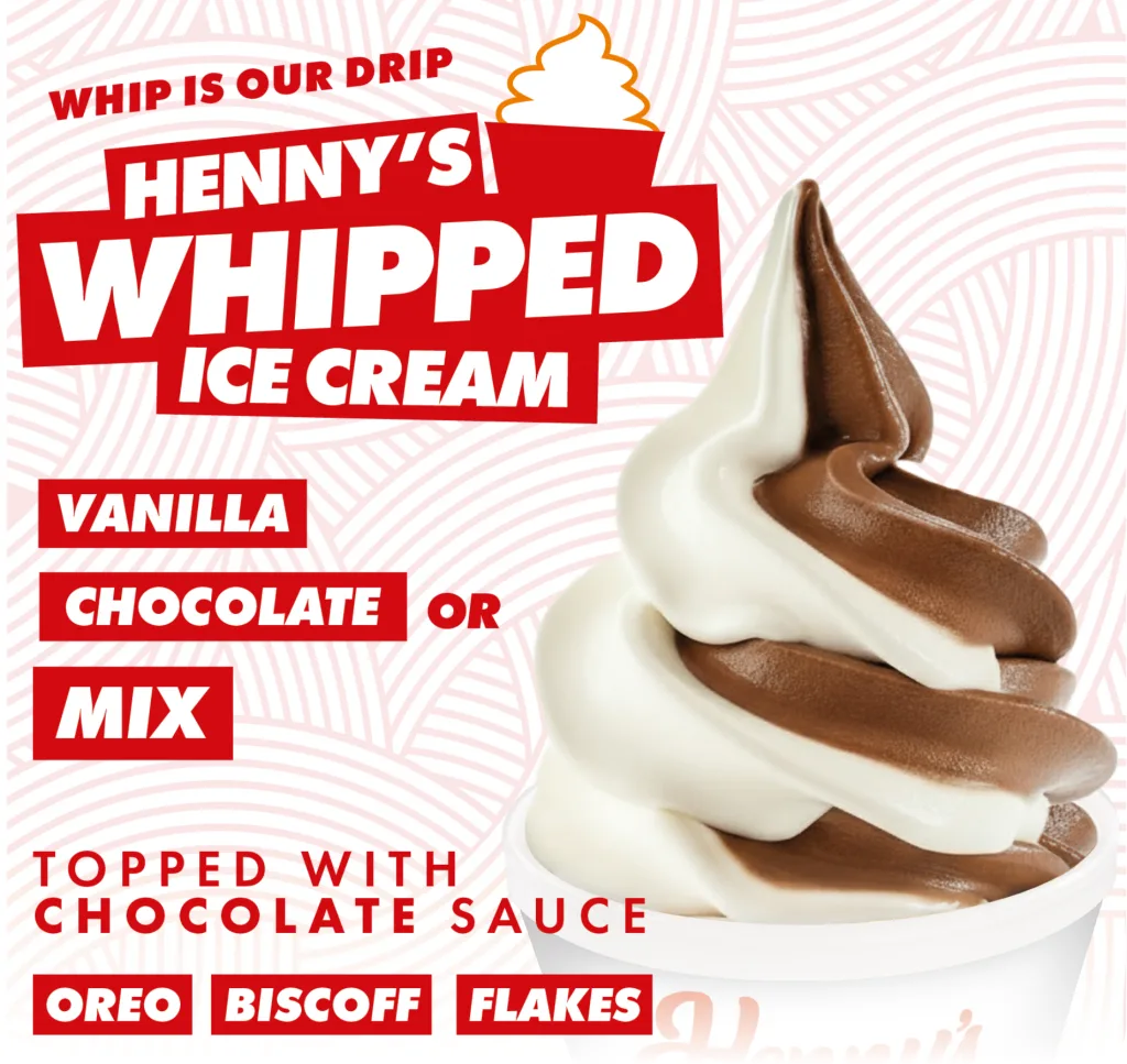 Henny's Whipped Ice Cream