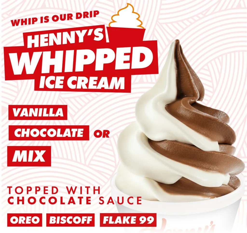 Henny's Whipped Ice Cream